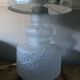 Floor lamp bedroom / living room vintage design 1970 glass