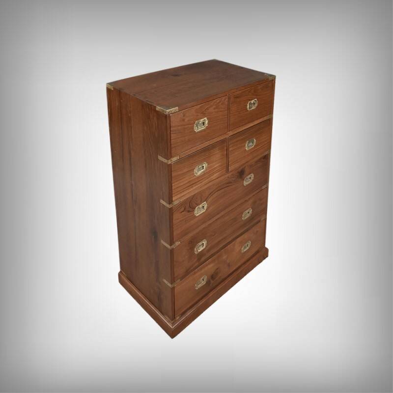 Marine Commode in Teak, India – 20th Century