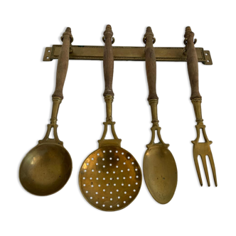 Brass decoration kitchen utensils