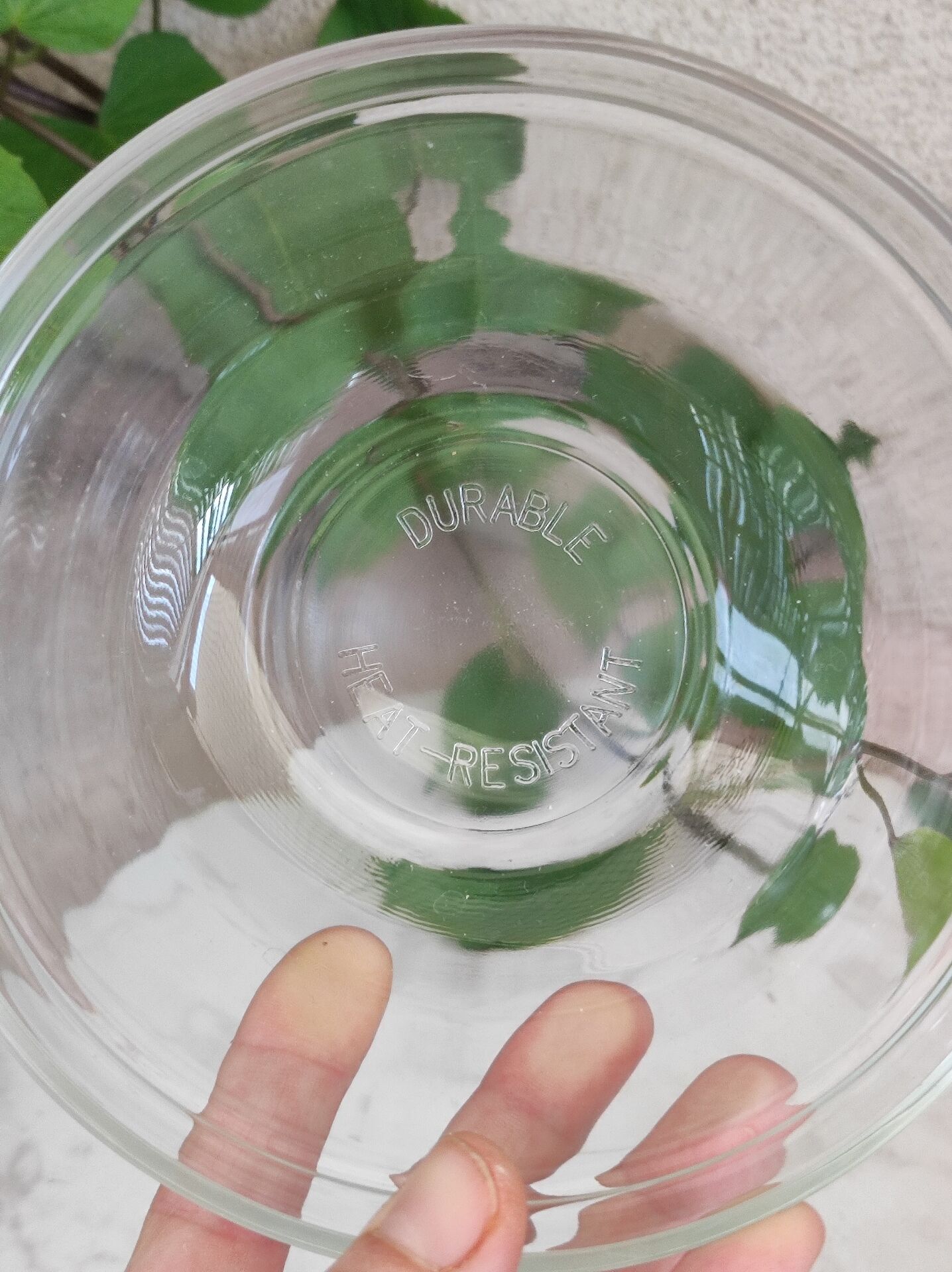 Glass bowl