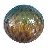 Old ball in blown glass color orange