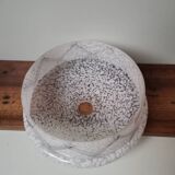 Vintage clichy glass lamp globe hanging lamp
