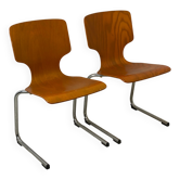 Pair of FLOTTOTO chairs, Pagholz model
