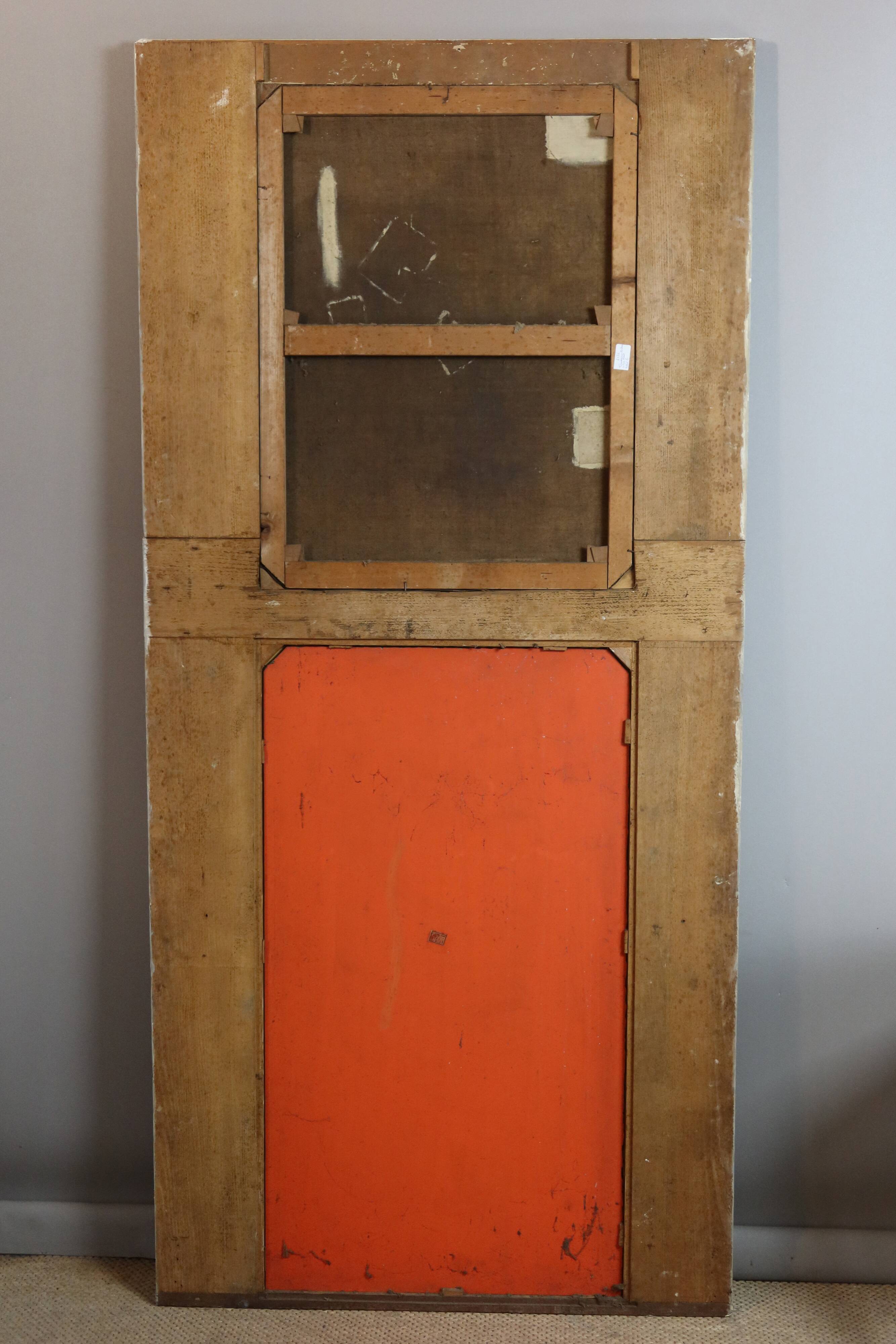 19th century trumeau mirror