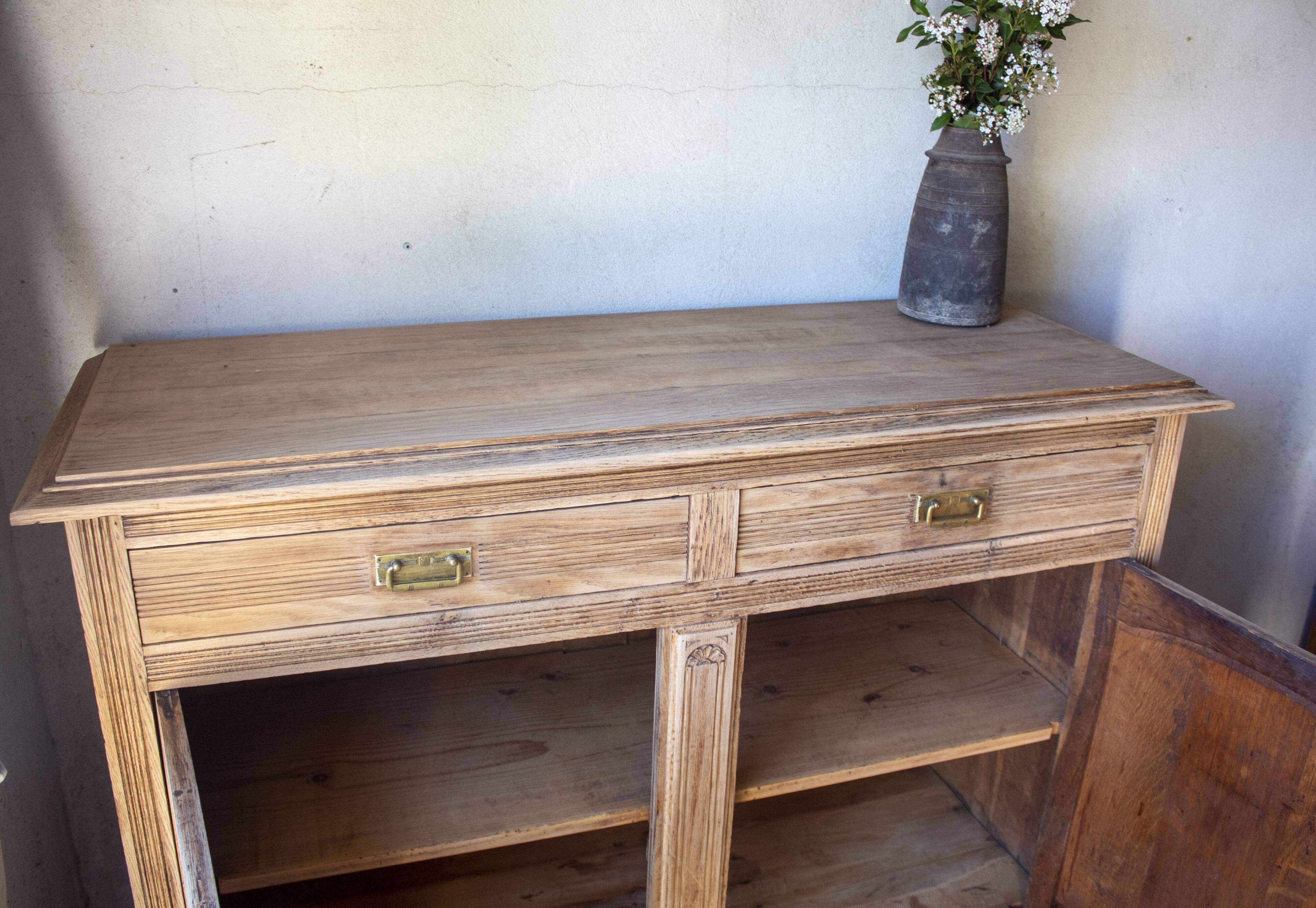 Vintage oak grand buffet