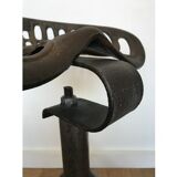 Forged iron stool