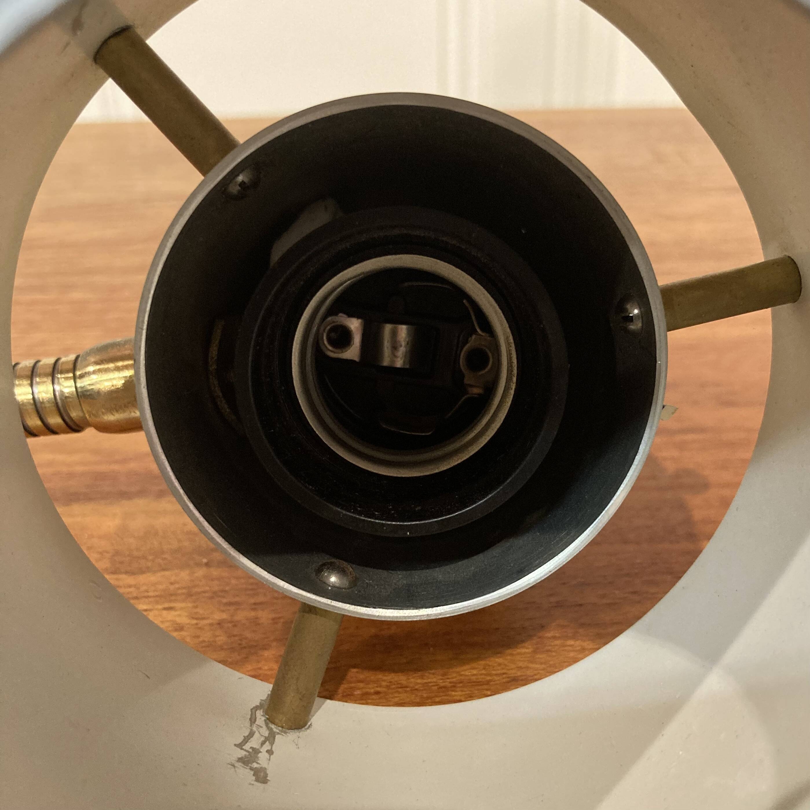 Large modular wall light Scandinavian design 1960.