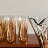 Service orangeade demi cristal or