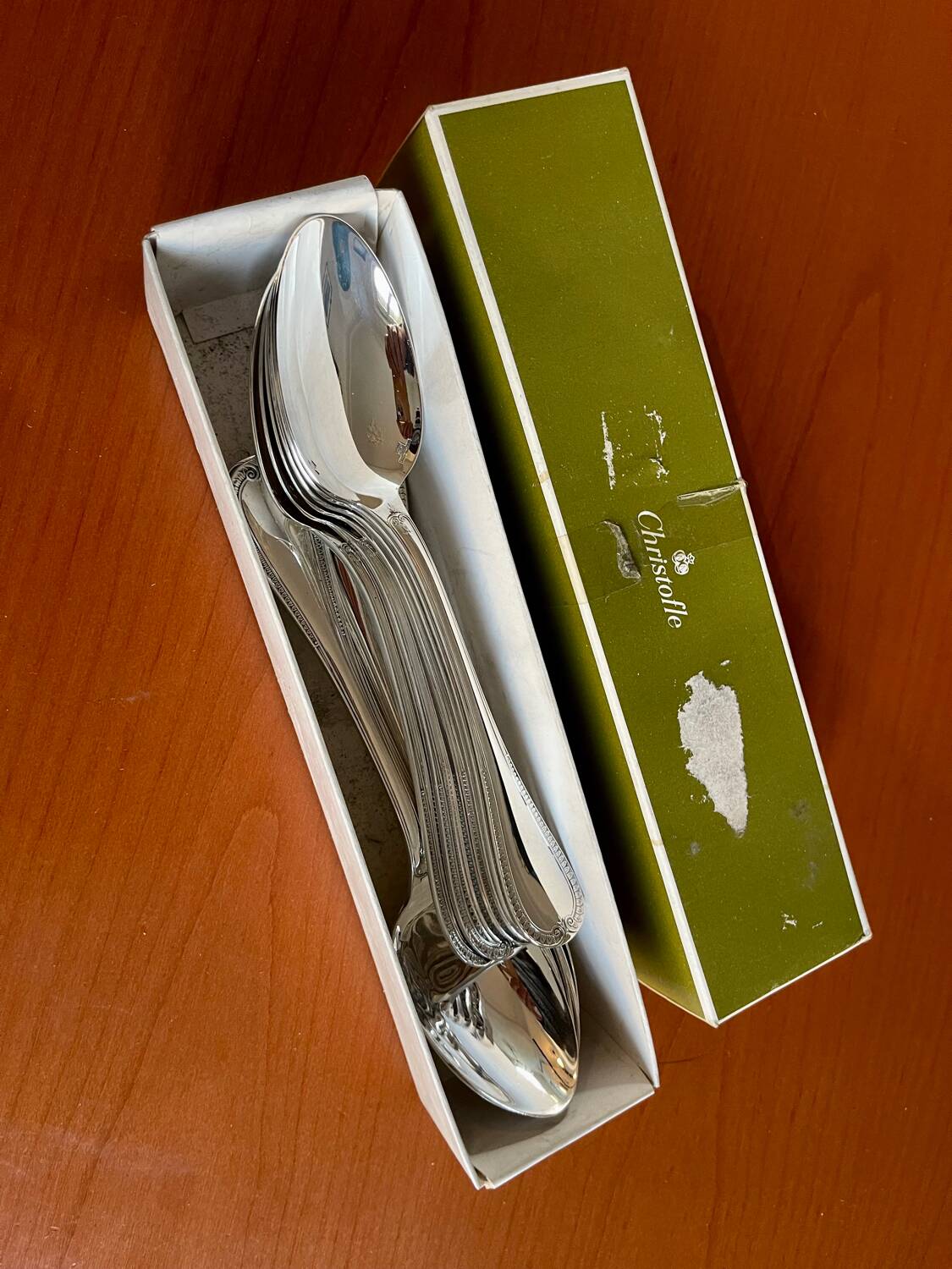 Christofle Malmaison 12 table spoons 20.5 cm new condition