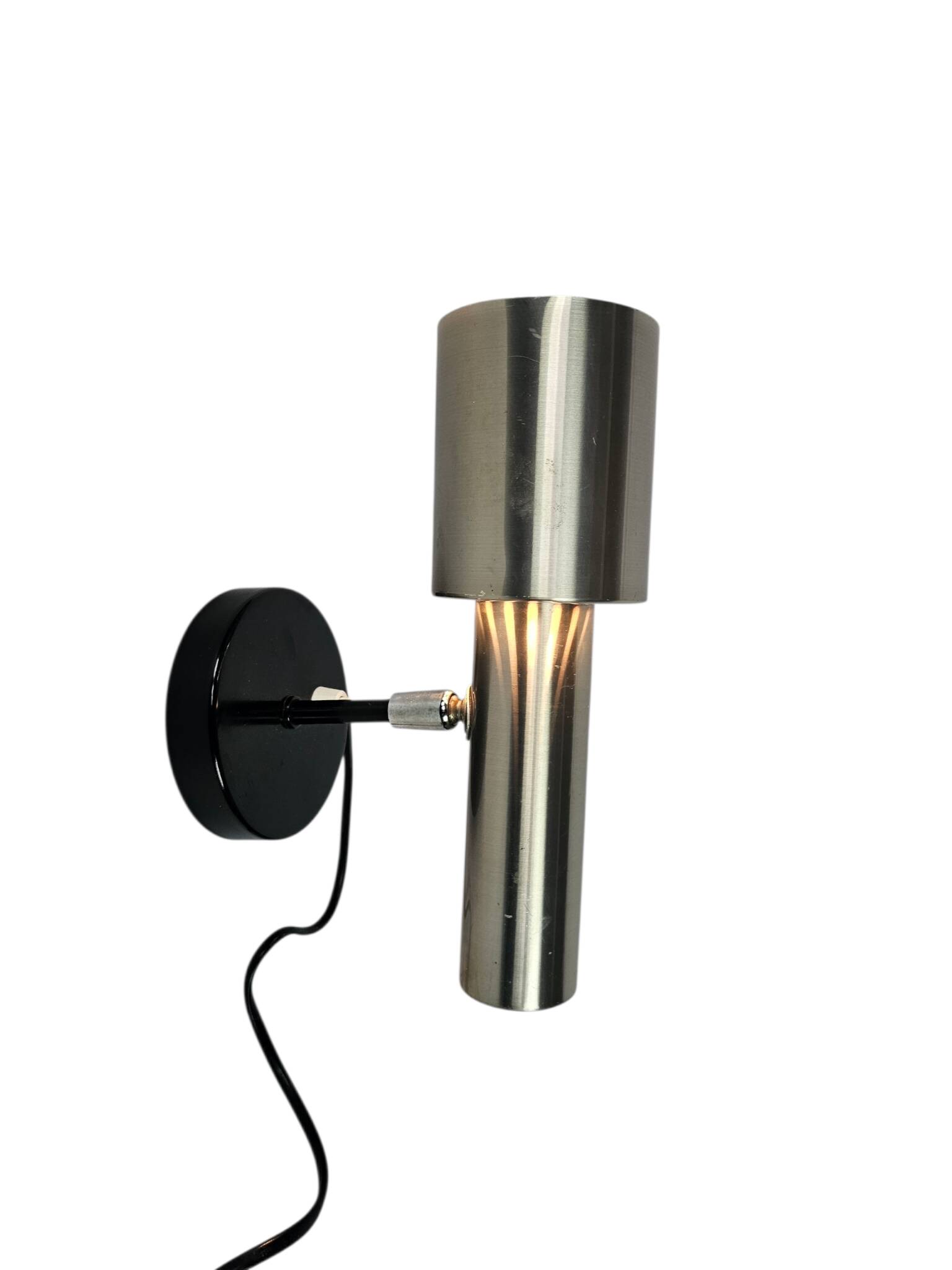 Koch & Lowy - wall spotlight - Stainless Steel - Space Age lighting - Ameri