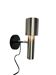 Koch & Lowy - wall spotlight - Stainless Steel - Space Age lighting - Ameri