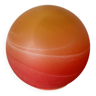 Lampe de table vintage Saturn des années 70 WOFI, lampadaire de l'ère spatiale