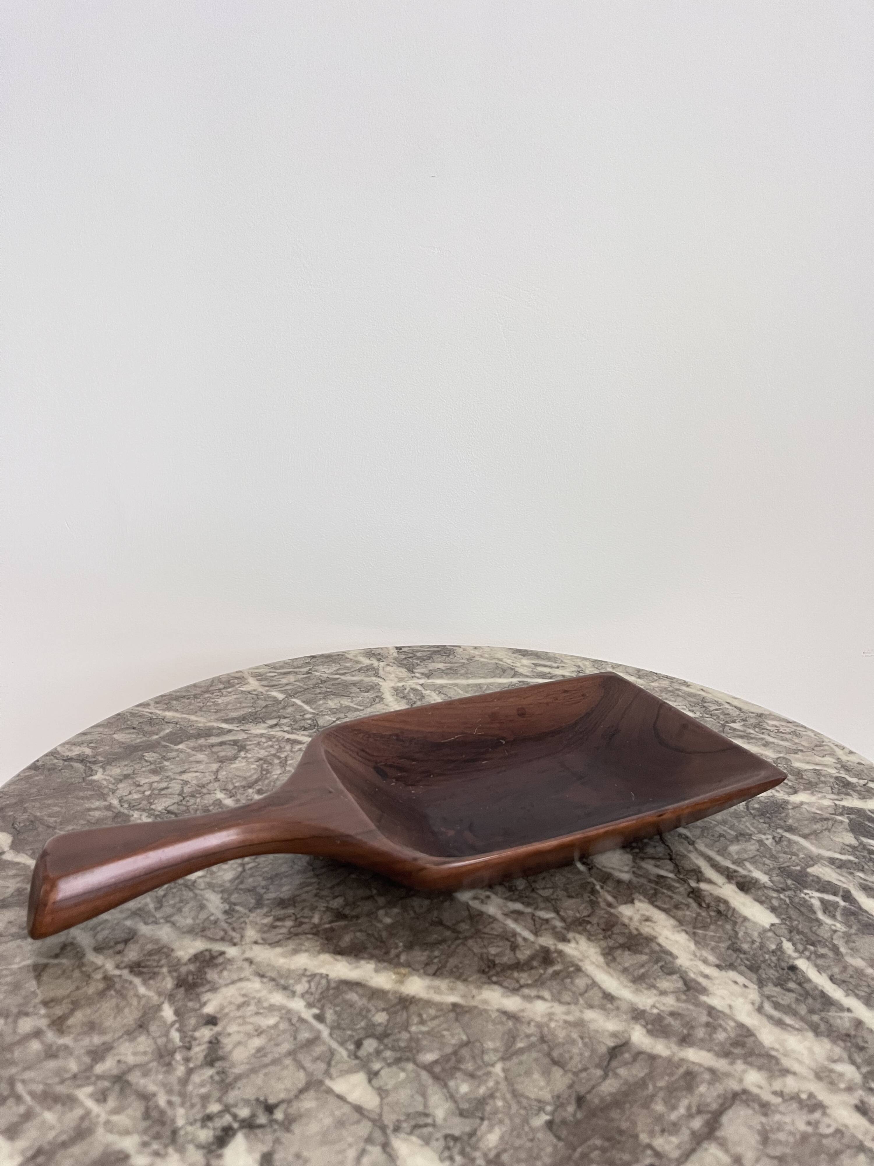 Plateau en jacaranda de Jean Gillon pour WoodArt