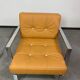 Fauteuil lounge design milieu du siècle - Studio beige