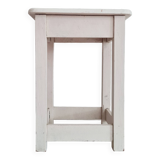 Old stool with white patina