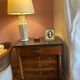 Empire commode from the 19th century in flame mahogany – Original intact black marble