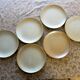 6 stoneware dessert plates from "Grés Village" in very good condition