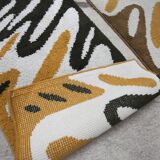 Pair of handmade 1970s wool bedspreads