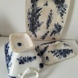 Antique set of rectangular dish and soup tureen – Mouzin-Lecat & Cie