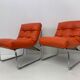 Pair of lounge chairs by Gillis Lundgren for Ikea, model “Pixi”, 1970s