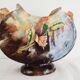Vase with three birds in relief signed Delattre