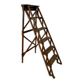 Vintage wooden stepladder