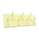Industrial wall coat holder