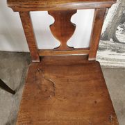 Paire de chaises en chêne brut