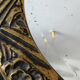 Mirror oval bevelled art deco