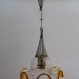 Tulip suspension in Murano glass 70s