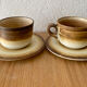 Pair of Longchamp earthenware cups