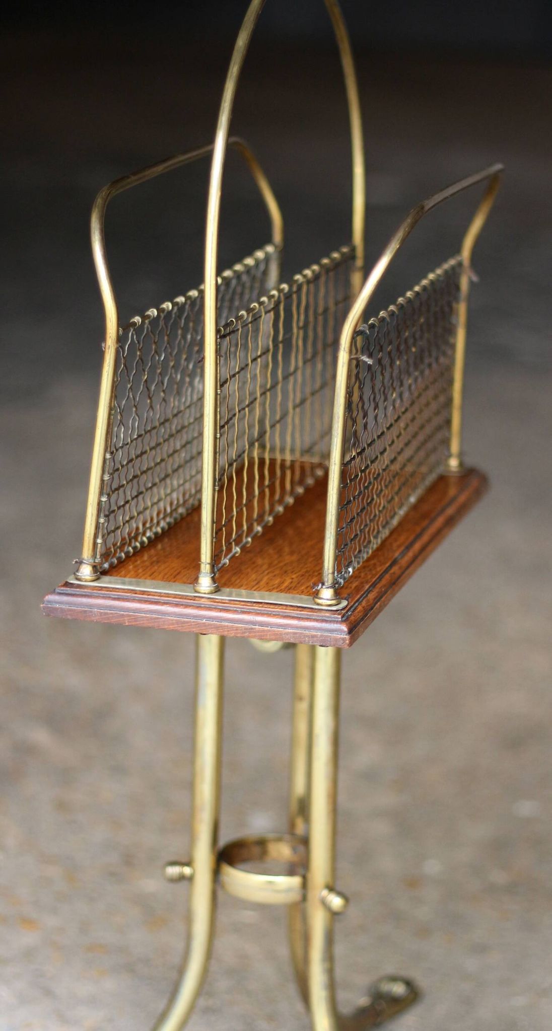 Irresistible victorian s. hall rotating magazine rack.