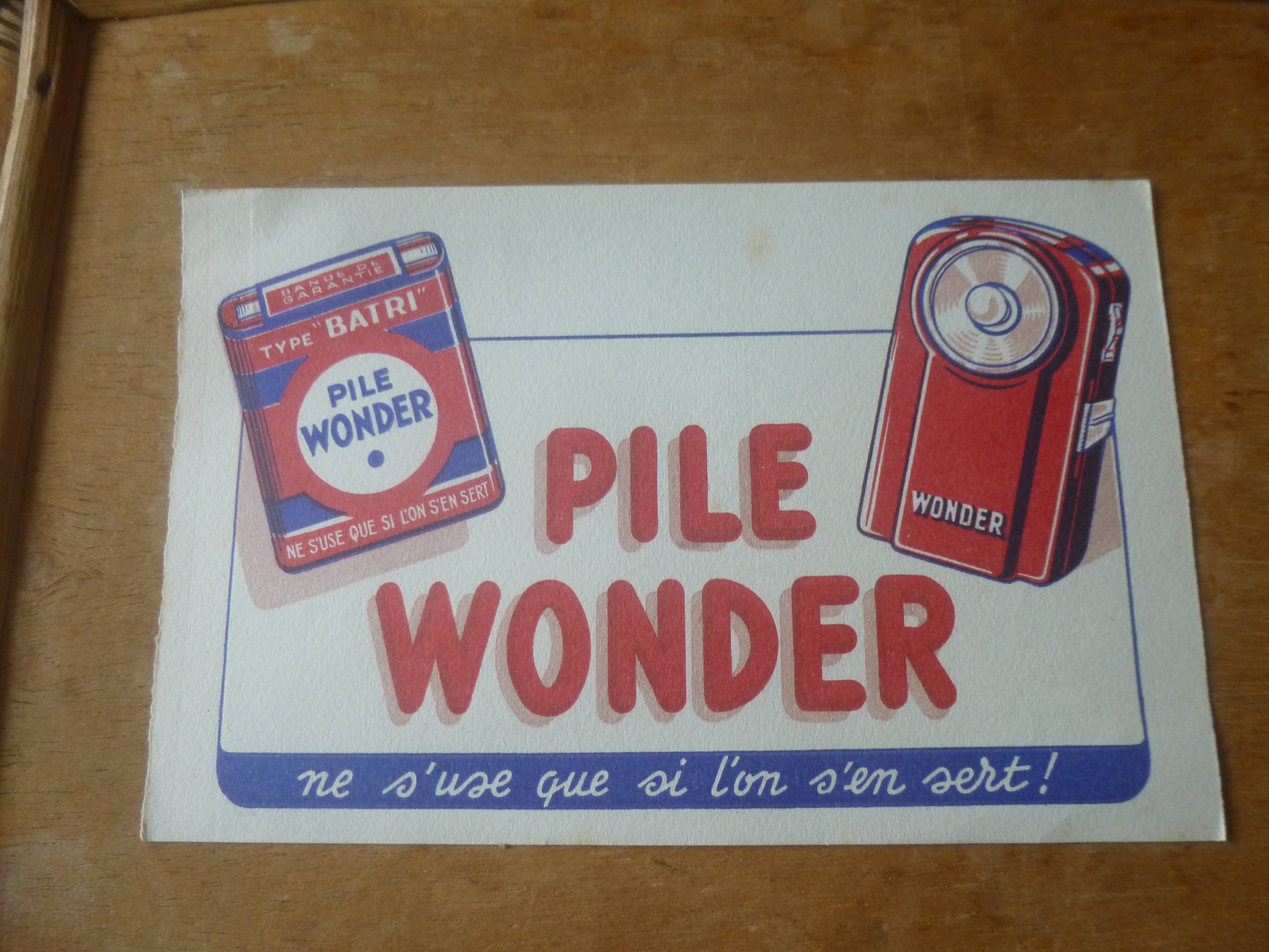 Advertising poster 1950s pile wonder