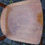 4 chaises bistro aux assises sérigraphiées