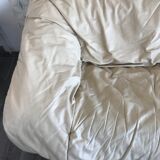 Light beige leather sofa Flou