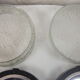 Pair of mapelec textured glass wall lights, 1970
