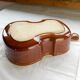 Terrine dish in the shape of a violin or double bass