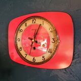 Vintage clock, "Manufrance Rouge" wall clock