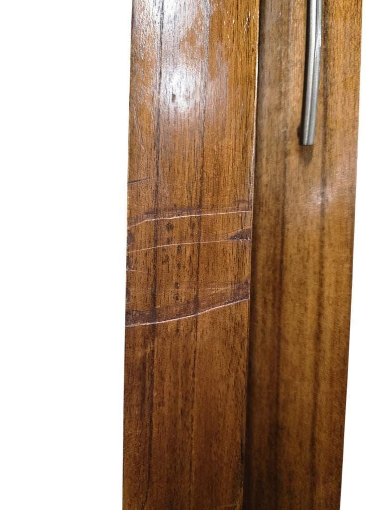 XL vintage wooden display cabinet / sideboard / wall cupboard