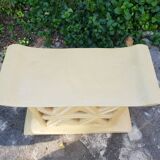 Pair of Africanist art deco stools
