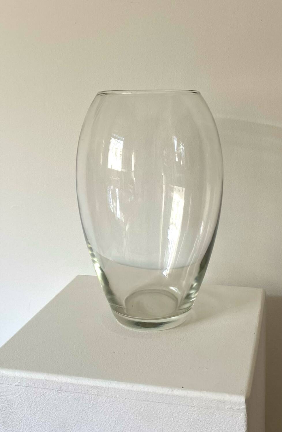 Large crystal vase