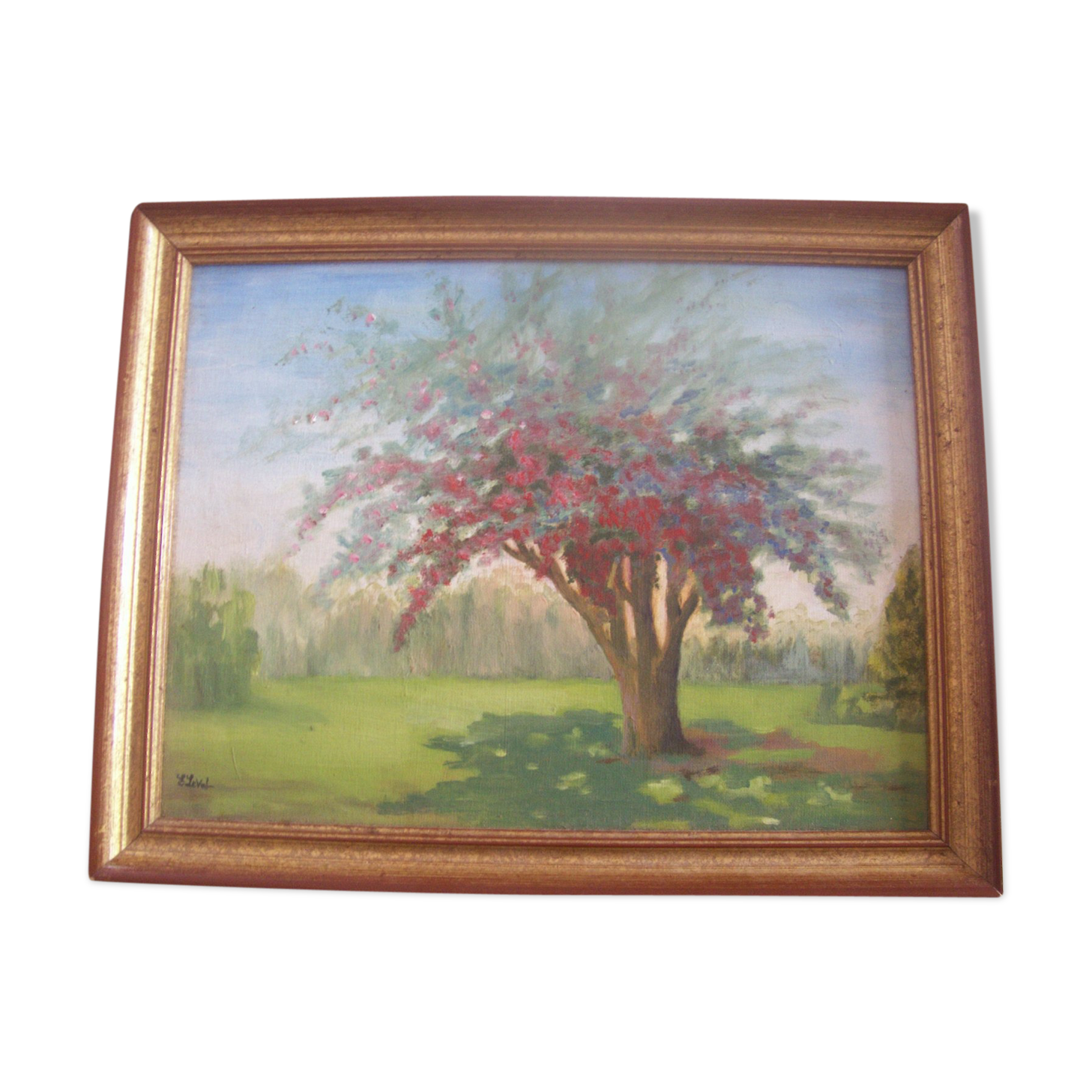 Painting by E. Leval