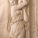 Set of 4 bas-reliefs, nymphs of the Fountain of the Innocents, after Jean Goujon
