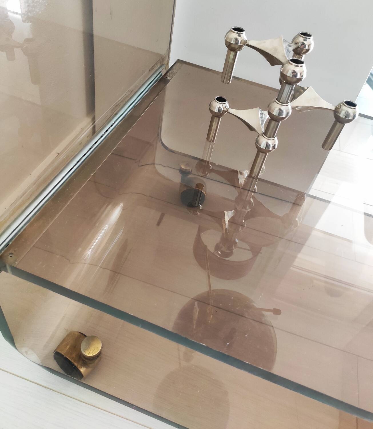 Coffee table on wheels Hi-fi TV cabinet