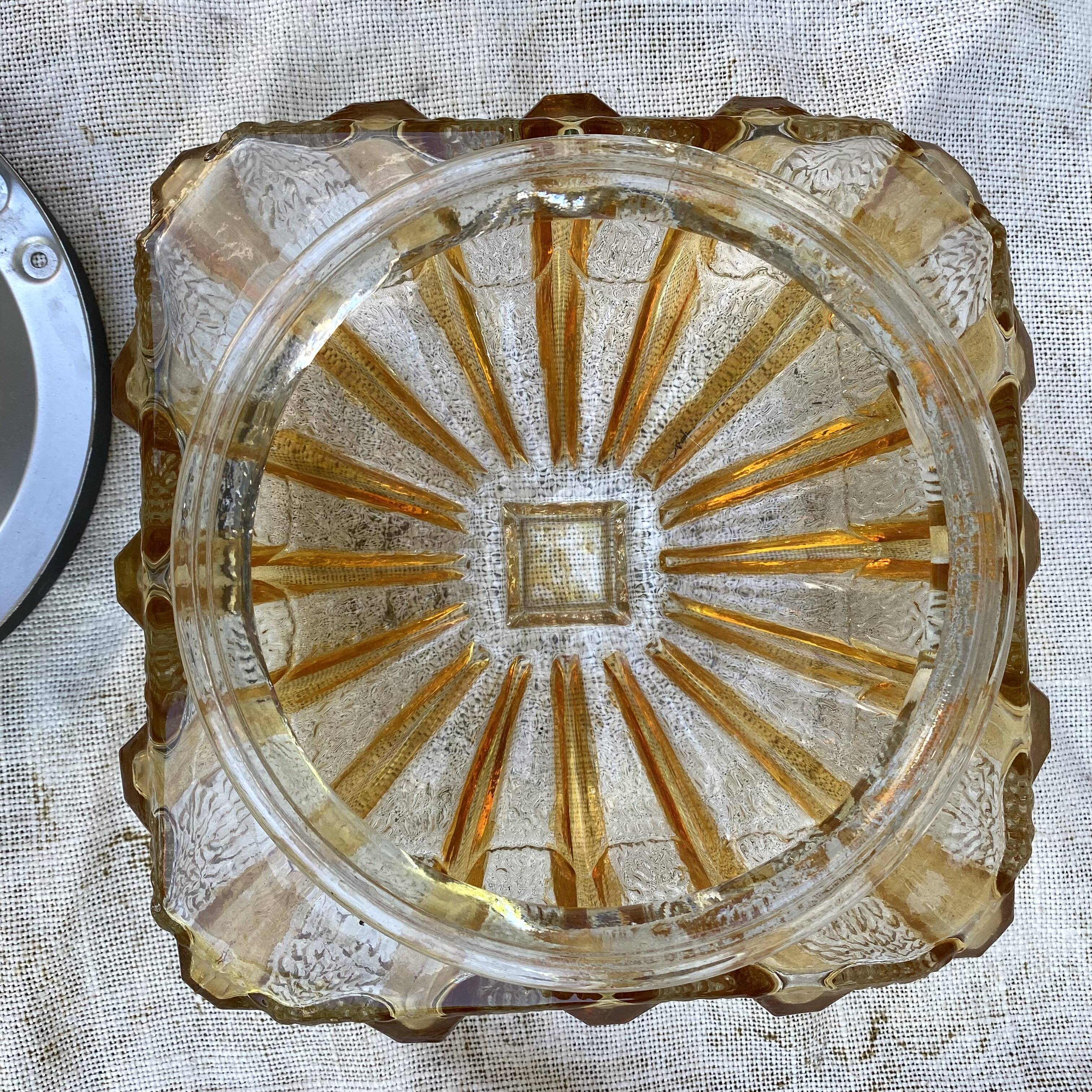 Vintage ceiling light in Italian style, 1970s.