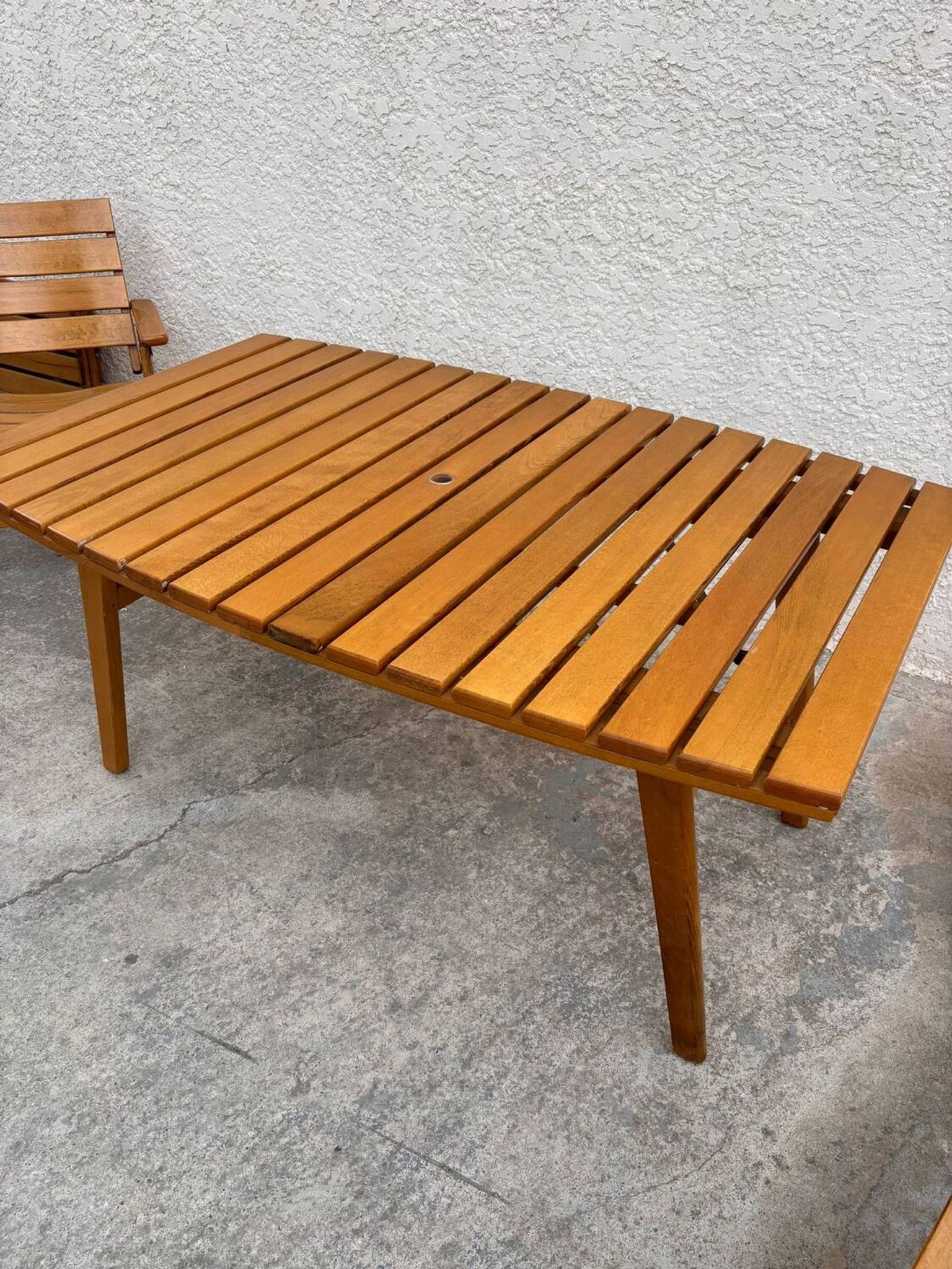 Salon de jardin sodibois en bois ( orme )
