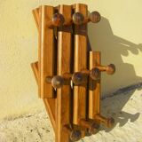 Vintage accordion coat rack