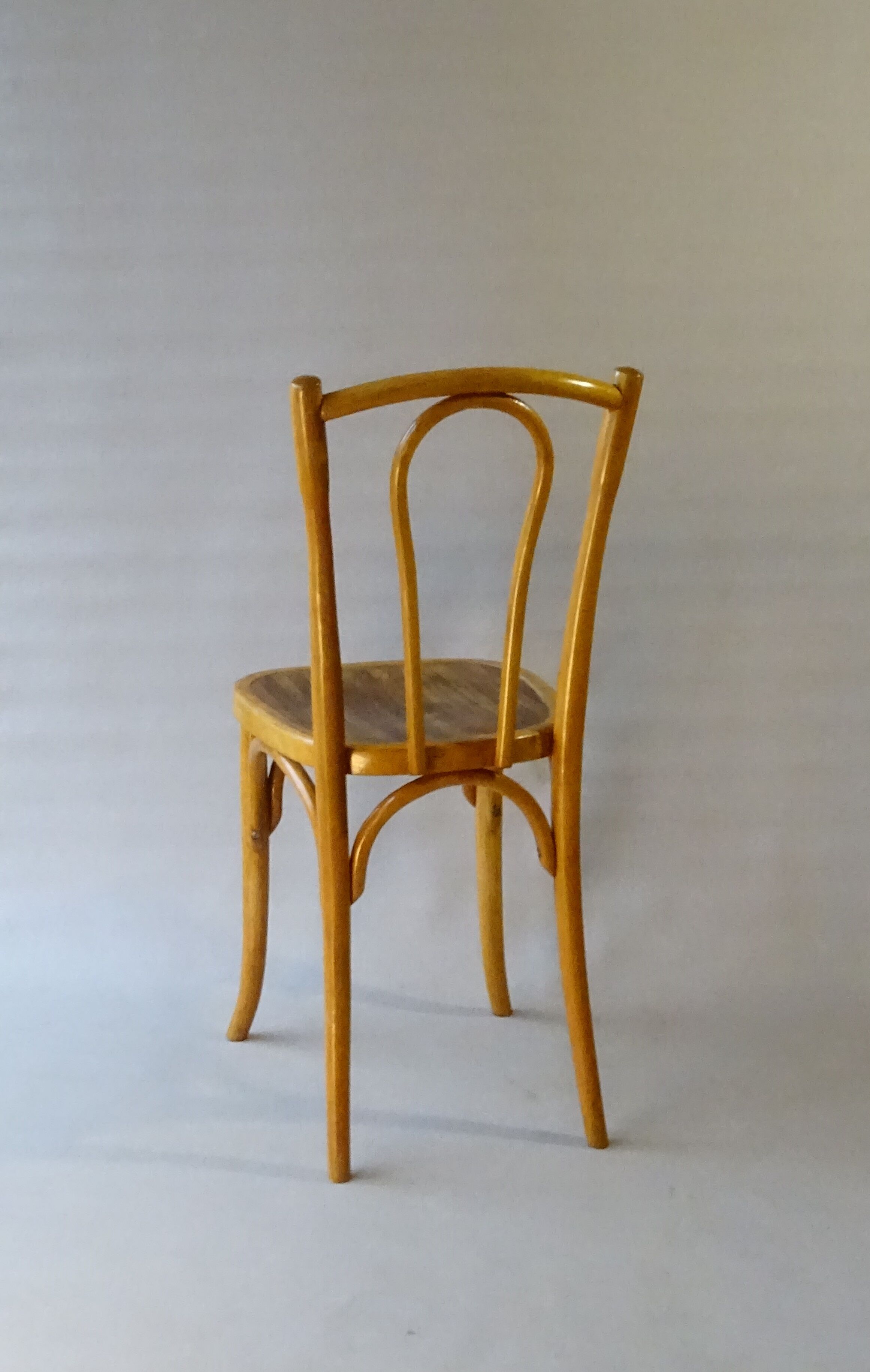 Chaise de bistrot Japy N°56,1925 assise bois