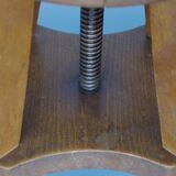 Industrial adjustable piano stool. 1930s