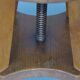 Industrial adjustable piano stool. 1930s